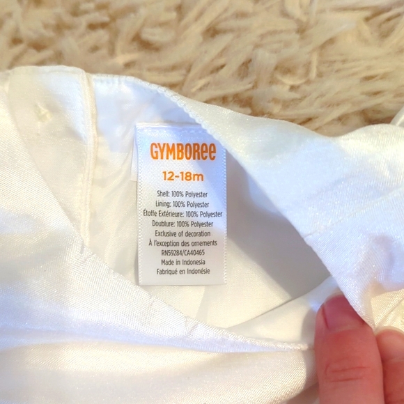 NWT Gymboree Short Sleeve Ribbon Striped Dress, 12-18 Months - Picture 7 of 11